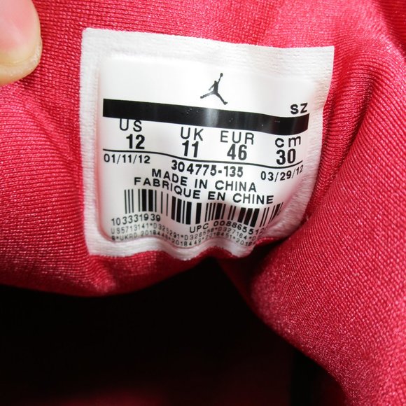 Jordan 7 Retro Olympic 2012 304775-135 Size 12 - Picture 9 of 10